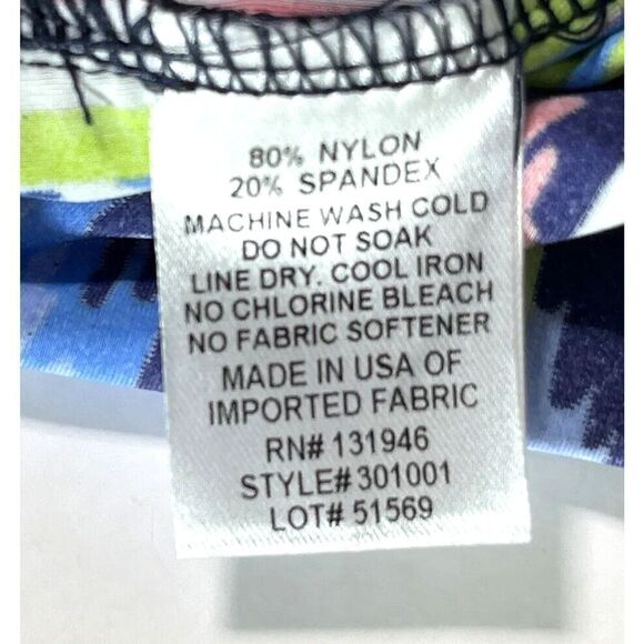 Jude Connally Womens Mock Neck Sleeveless Macy Top Sz Medium Ikat Geometric New - Picture 8 of 11